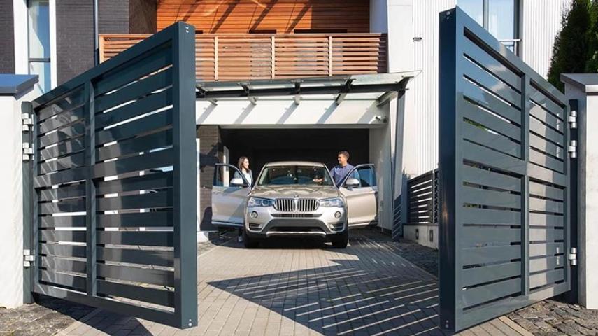 распашные ворота в Кропоткине