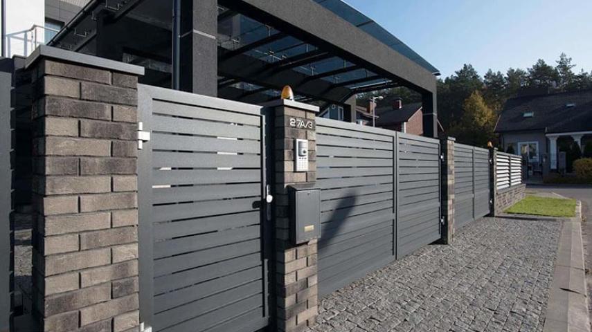 ворота с калиткой в Кропоткине